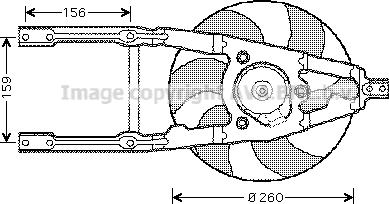 Prasco FT7107 - Вентилятор, охлаждение двигателя autospares.lv