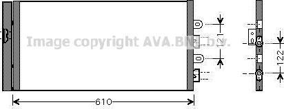 Prasco FTA5298D - Конденсатор кондиционера autospares.lv