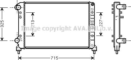 Prasco FTA2262 - Радиатор, охлаждение двигателя autospares.lv