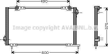 Prasco HD5105 - Конденсатор кондиционера autospares.lv