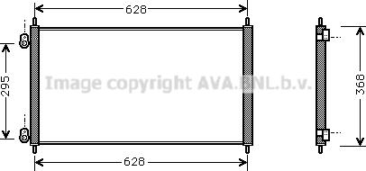 Prasco HD5106 - Конденсатор кондиционера autospares.lv