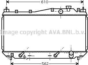 Prasco HD2114 - Радиатор, охлаждение двигателя autospares.lv