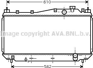 Prasco HD2113 - Радиатор, охлаждение двигателя autospares.lv