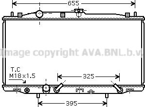 Prasco HD2183 - Радиатор, охлаждение двигателя autospares.lv