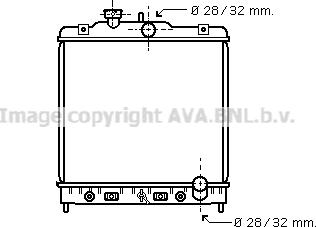 Prasco HD2122 - Радиатор, охлаждение двигателя autospares.lv