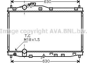 Prasco HD2171 - Радиатор, охлаждение двигателя autospares.lv