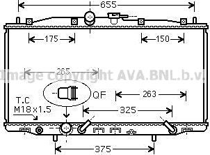 Prasco HD2177 - Радиатор, охлаждение двигателя autospares.lv