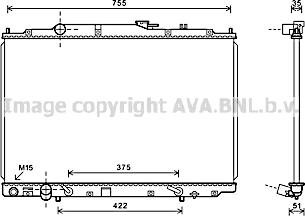 Prasco HDA2252 - Радиатор, охлаждение двигателя autospares.lv