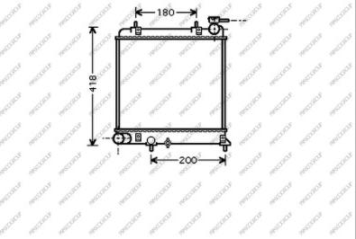 Prasco HN016R001 - Радиатор, охлаждение двигателя autospares.lv