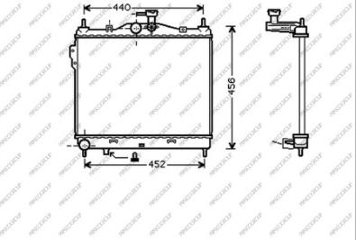 Prasco HN330R003 - Радиатор, охлаждение двигателя autospares.lv