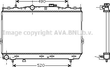 Prasco HY2185 - Радиатор, охлаждение двигателя autospares.lv