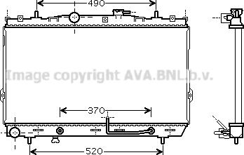 Prasco HY2186 - Радиатор, охлаждение двигателя autospares.lv