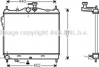 Prasco HY2101 - Радиатор, охлаждение двигателя autospares.lv