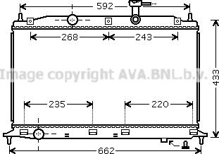 Prasco HY2188 - Радиатор, охлаждение двигателя autospares.lv