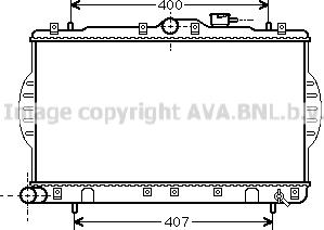 Prasco HYA2047 - Радиатор, охлаждение двигателя autospares.lv