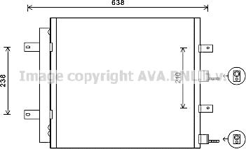 Prasco JR5051D - Конденсатор кондиционера autospares.lv