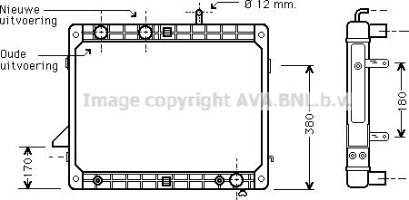 Prasco ME2125 - Радиатор, охлаждение двигателя autospares.lv