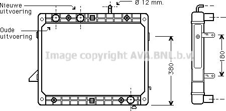 Prasco ME2121 - Радиатор, охлаждение двигателя autospares.lv