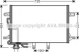 Prasco MS5307 - Конденсатор кондиционера autospares.lv