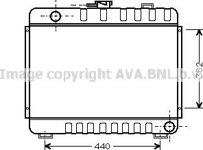 Prasco MS2045 - Радиатор, охлаждение двигателя autospares.lv