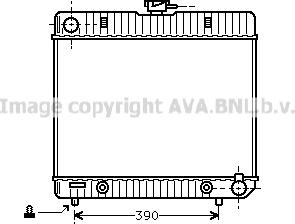 Prasco MS2043 - Радиатор, охлаждение двигателя autospares.lv