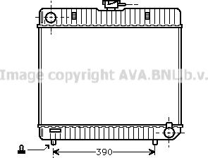 Prasco MS2042 - Радиатор, охлаждение двигателя autospares.lv