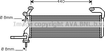 Prasco MS2322 - Радиатор, охлаждение двигателя autospares.lv