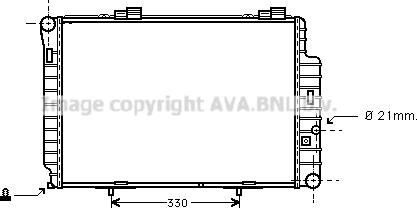 Prasco MS2235 - Радиатор, охлаждение двигателя autospares.lv