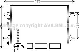 Prasco MSA5307D - Конденсатор кондиционера autospares.lv