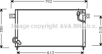 Prasco MT5124 - Конденсатор кондиционера autospares.lv