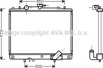 Prasco MT2167 - Радиатор, охлаждение двигателя autospares.lv