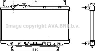 Prasco MZ2146 - Радиатор, охлаждение двигателя autospares.lv