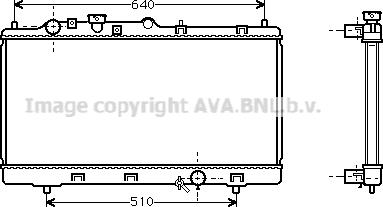 Prasco MZ2151 - Радиатор, охлаждение двигателя autospares.lv