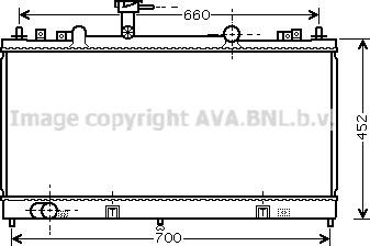 Prasco MZ2164 - Радиатор, охлаждение двигателя autospares.lv