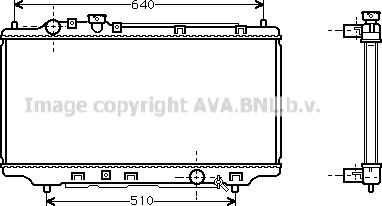 Prasco MZ2116 - Радиатор, охлаждение двигателя autospares.lv