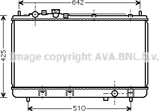 Prasco MZ2173 - Радиатор, охлаждение двигателя autospares.lv