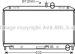 Prasco MZ2262 - Радиатор, охлаждение двигателя autospares.lv