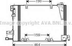 Prasco OL5250 - Конденсатор кондиционера autospares.lv