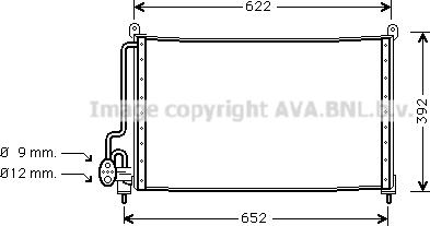 Prasco OL5229 - Конденсатор кондиционера autospares.lv