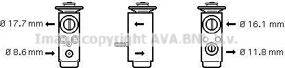 Prasco OL1352 - Расширительный клапан, кондиционер autospares.lv