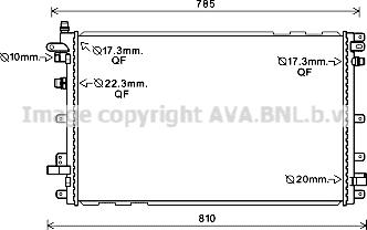 Prasco OL2653 - Радиатор, охлаждение двигателя autospares.lv