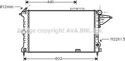 Prasco OL2119 - Радиатор, охлаждение двигателя autospares.lv