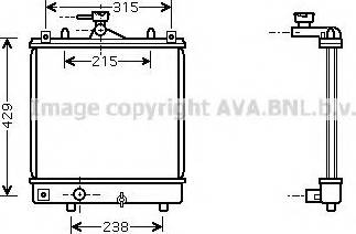 Prasco OL2330 - Радиатор, охлаждение двигателя autospares.lv