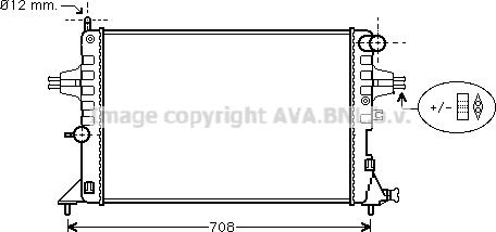 Prasco OL2296 - Радиатор, охлаждение двигателя autospares.lv