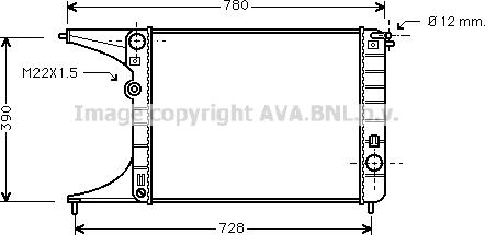 Prasco OL2245 - Радиатор, охлаждение двигателя autospares.lv