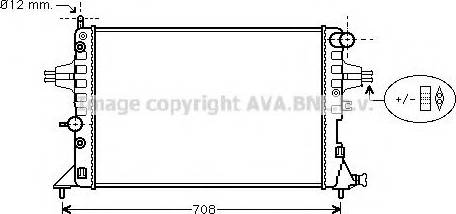 Prasco OL2254 - Радиатор, охлаждение двигателя autospares.lv