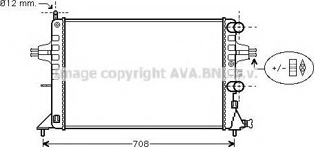 Prasco OL2255 - Радиатор, охлаждение двигателя autospares.lv