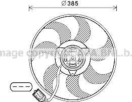 Prasco OL7670 - Вентилятор, охлаждение двигателя autospares.lv