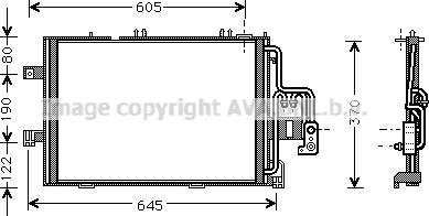 Prasco OLA5369 - Конденсатор кондиционера autospares.lv