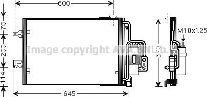 Prasco OLA5385D - Конденсатор кондиционера autospares.lv